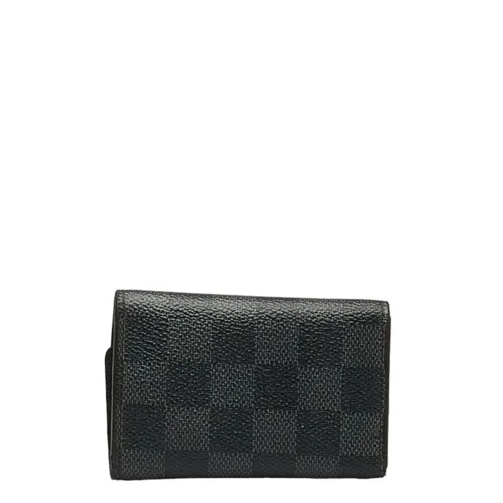 Louis Vuitton Damier Graphite Multicles 6 Key Case Black
